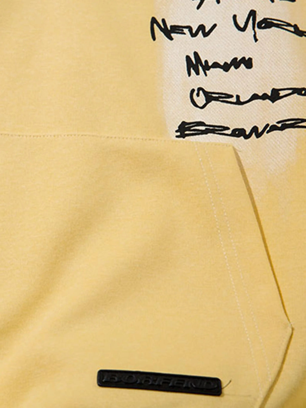Disguisen Graffiti Half Zipper Hoodie