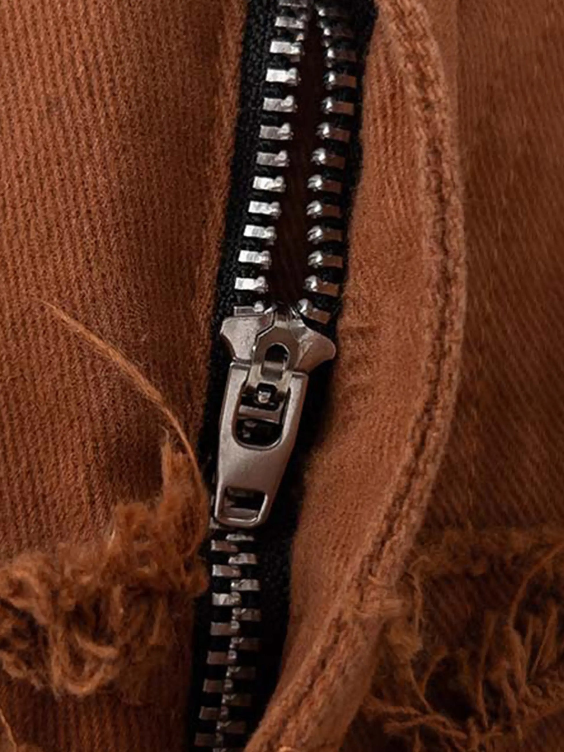 Vintage Layered Raw Edge Slim Jeans