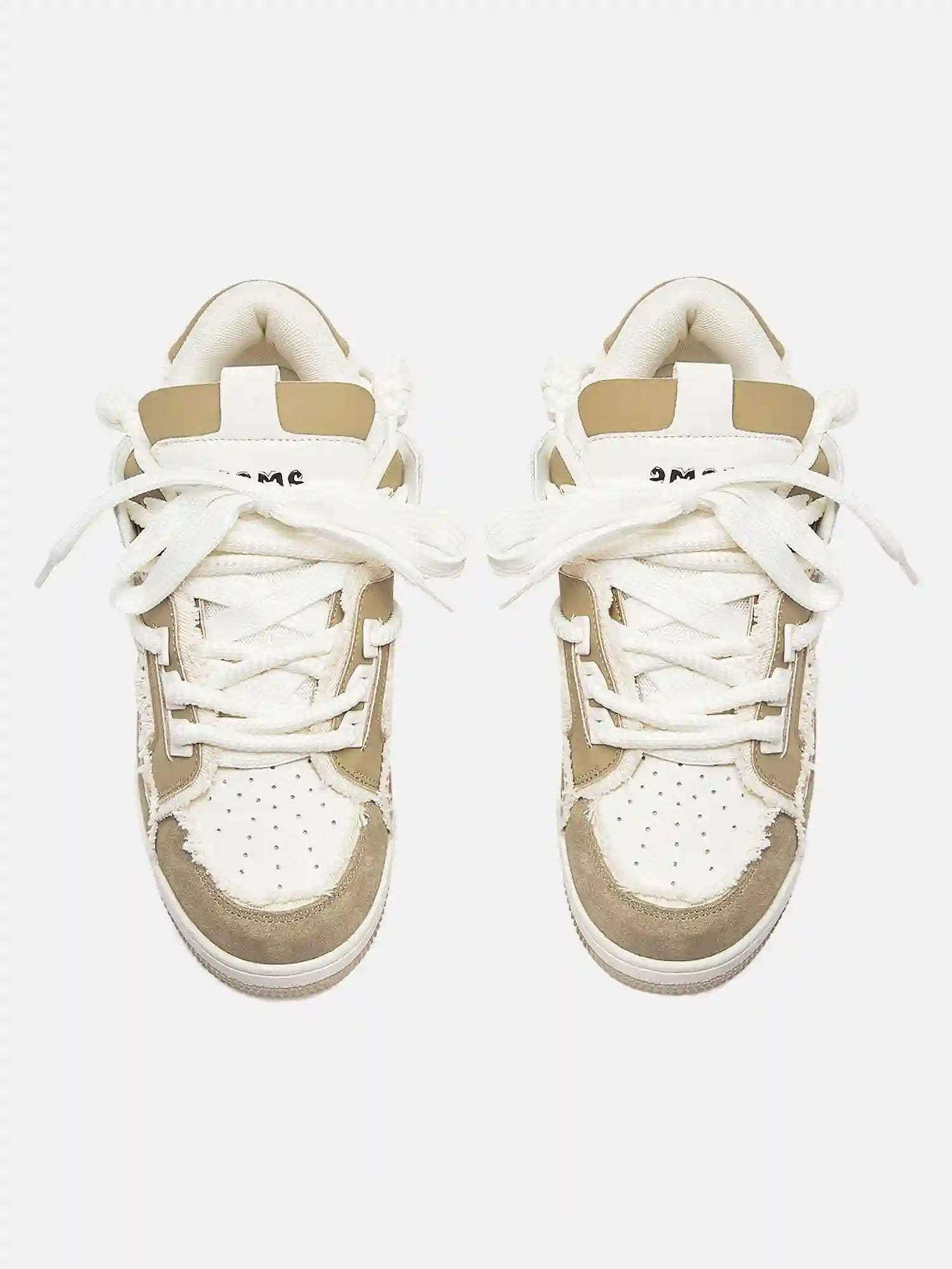 Disguisen Destruction Series Tassel Contrast Color Sneakers