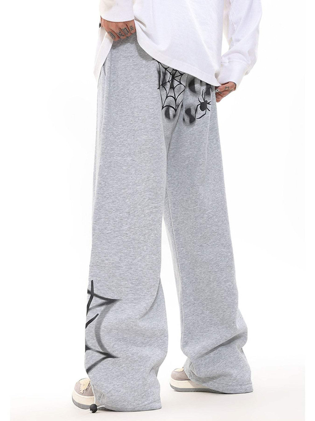 Pantaloni casual con design retrò Disguisen Spider
