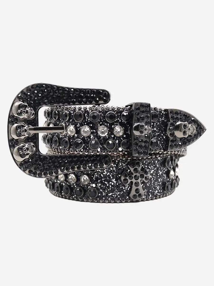 Disguisen Rhinestone Beaded Belt
