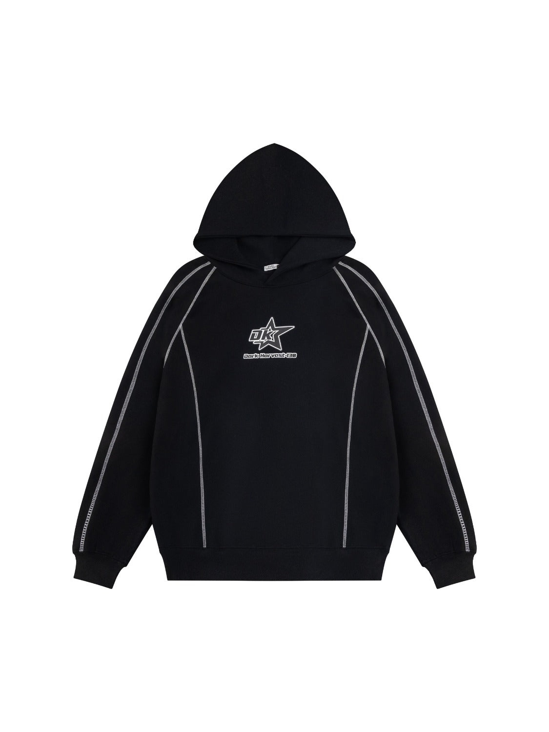Street Line Assemble Print Hoodie