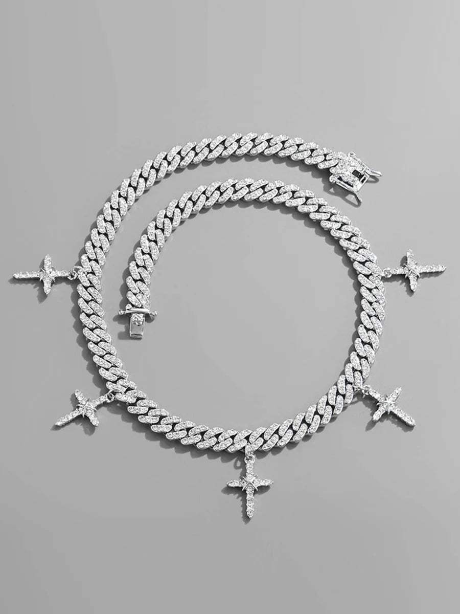 Disguisen Diamond Cross Necklace