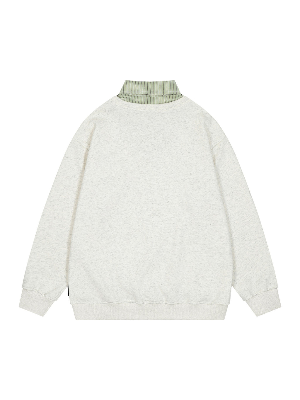 Preppy Style Fake Two Piece Sweatshirt