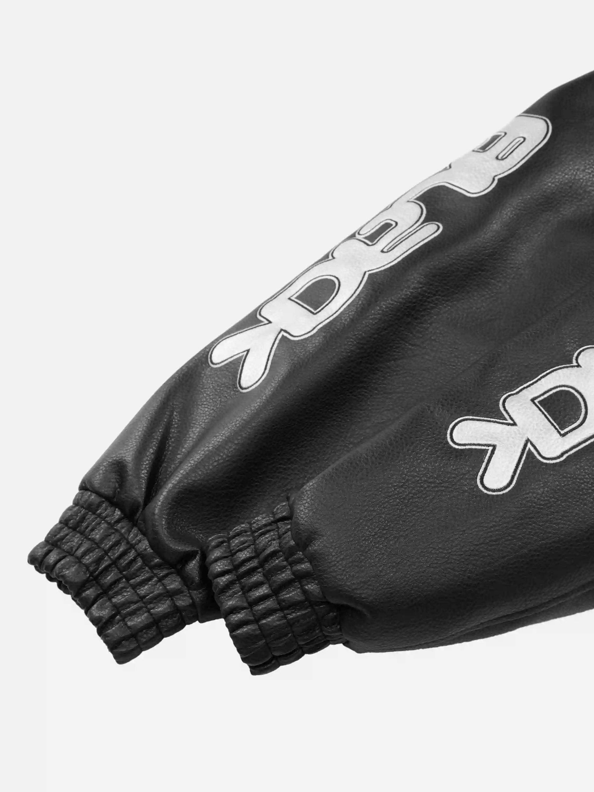 Disguisen American Vintage Street PU Leather Jacket-0662