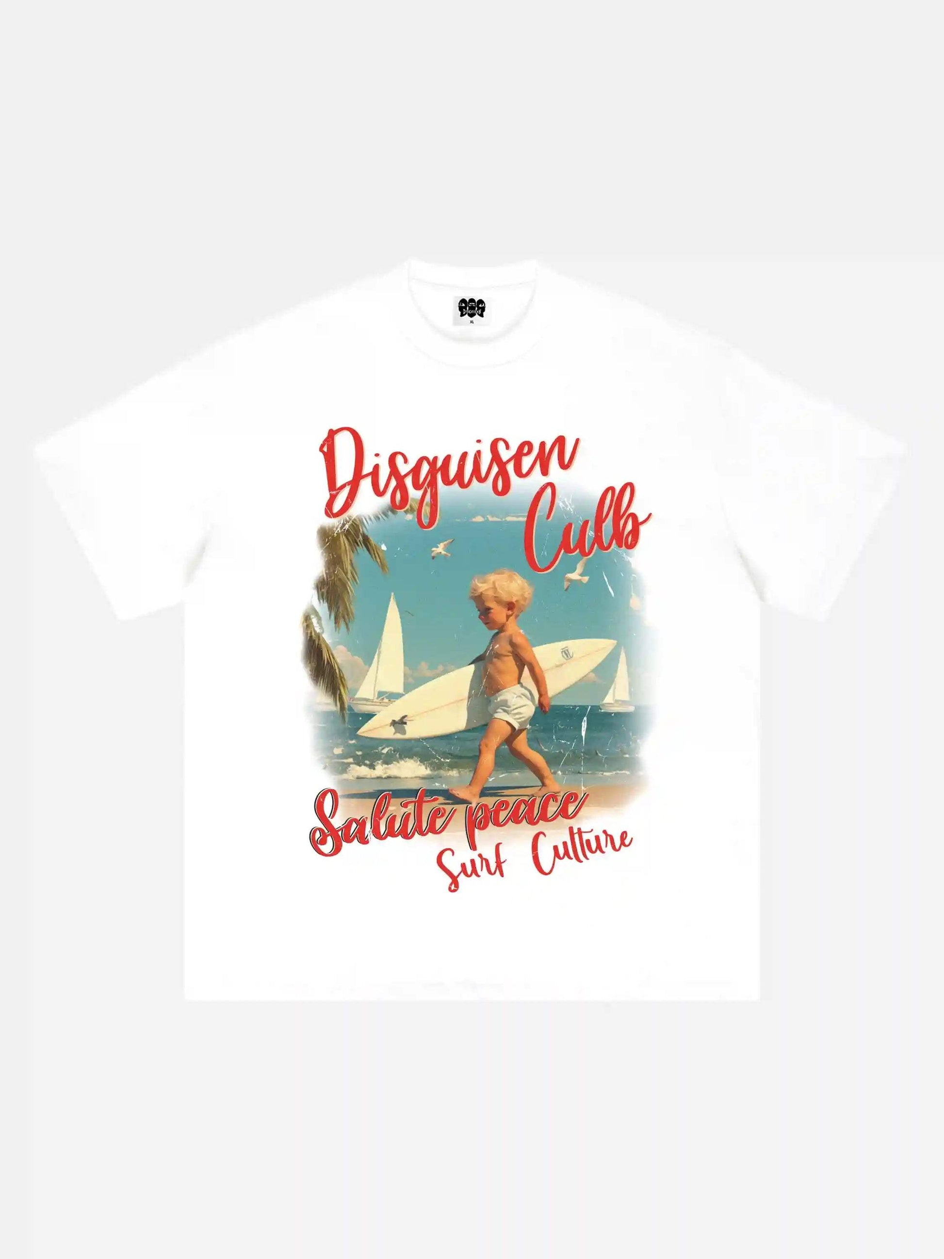 Disguisen American Retro Beach Kids T-Shirt