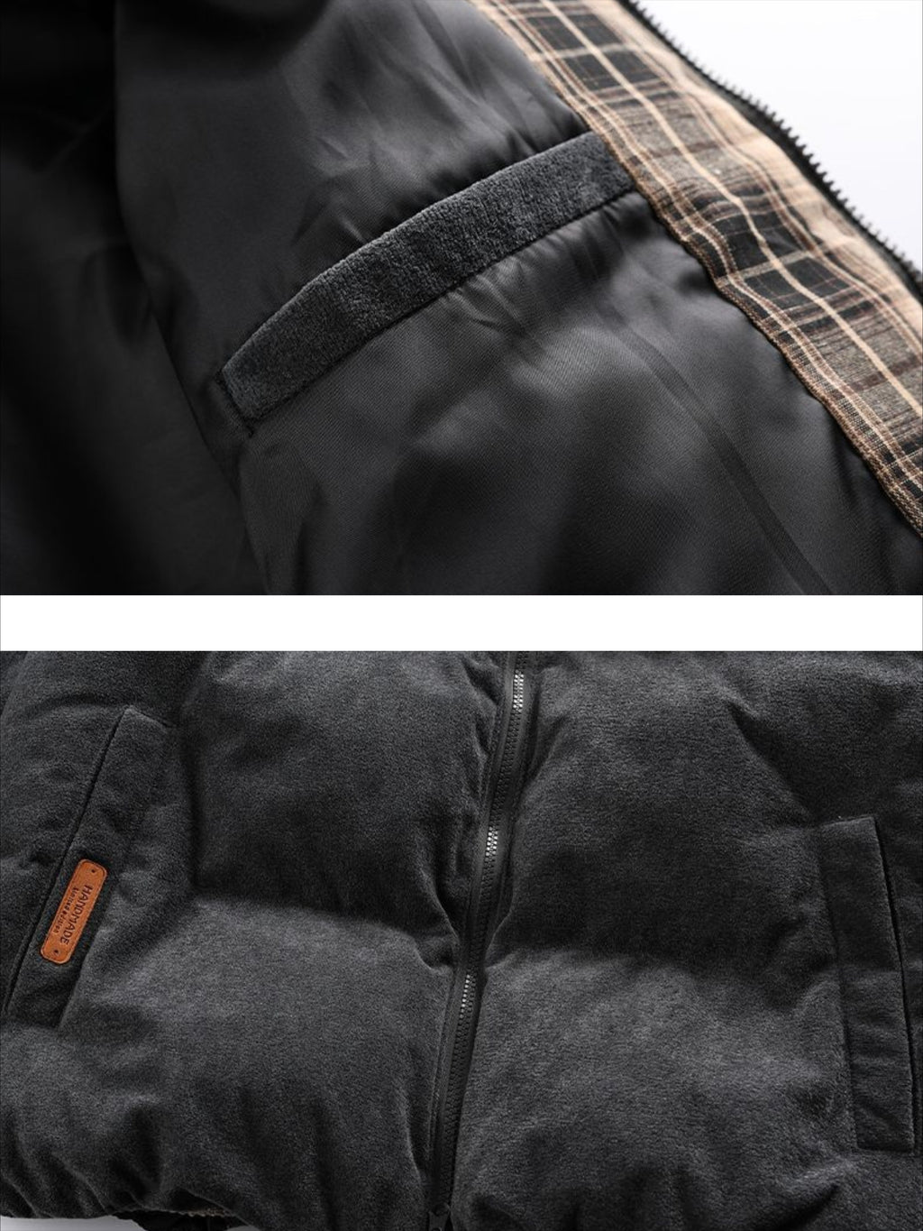 Academic Style Grid Leisure Coat