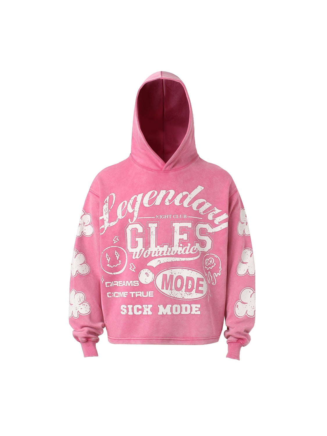 High Street Print Letter Hoodie