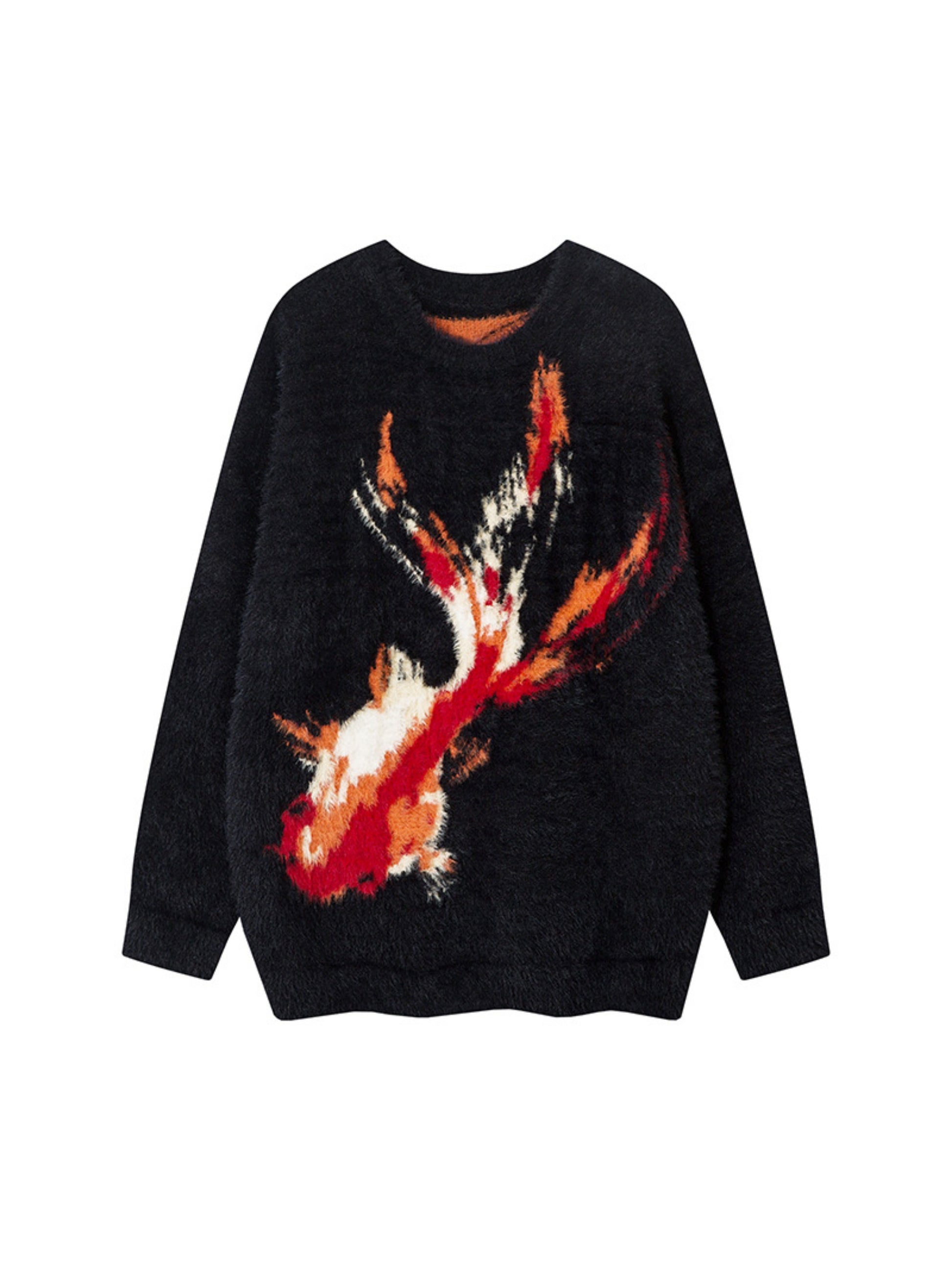 Koi Print Sweater