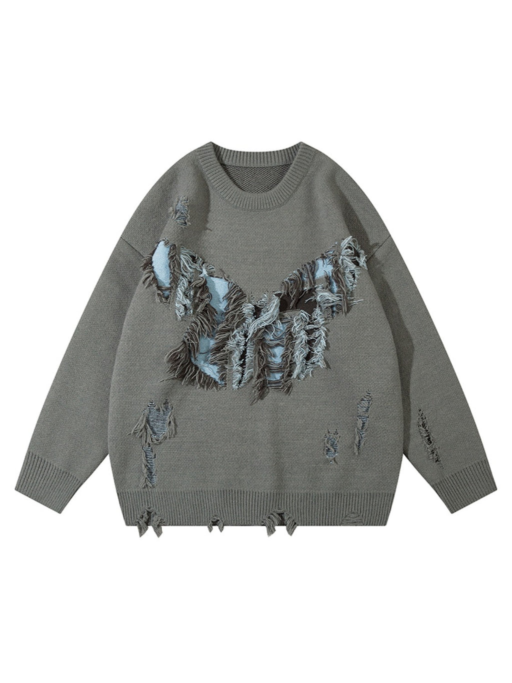 Vintage High Street Ripped Butterfly Sweater