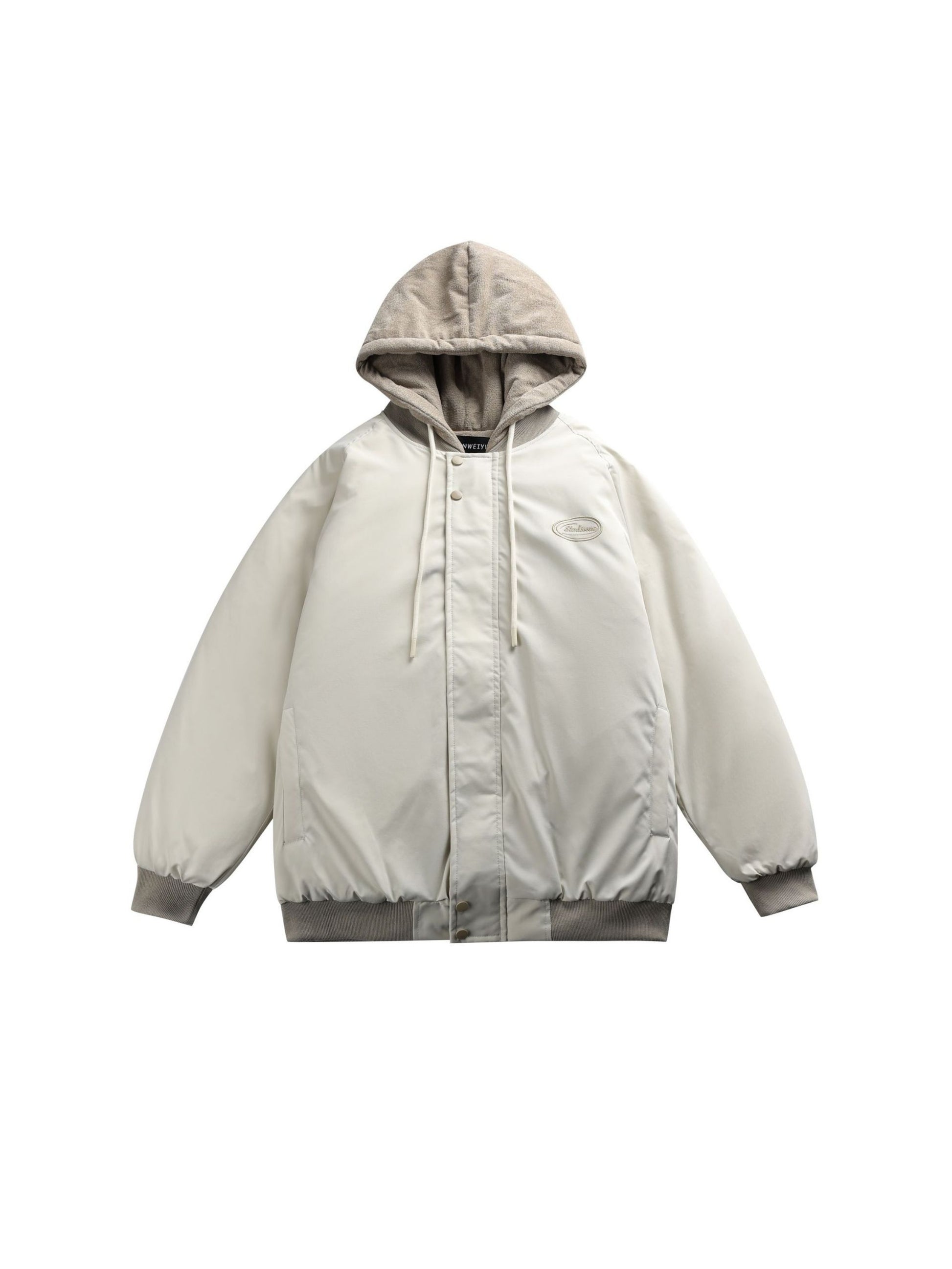 Vintage Fake Two-Piece Set Thickened Flight Jacket