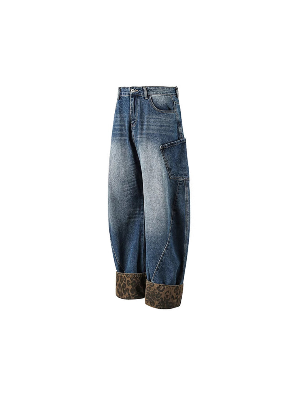 Vintage Leopard Jeans