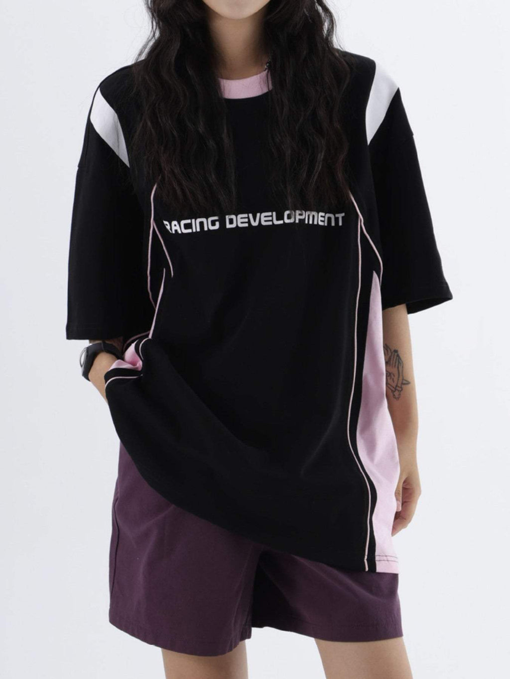 Disguisen Hip-hop Loose Sports Casual T-shirt