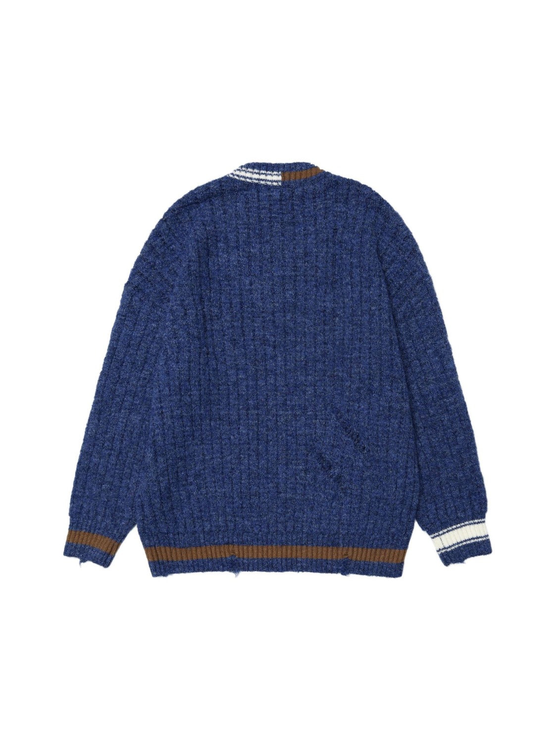 Vintage Stripes Collision Color Sweater
