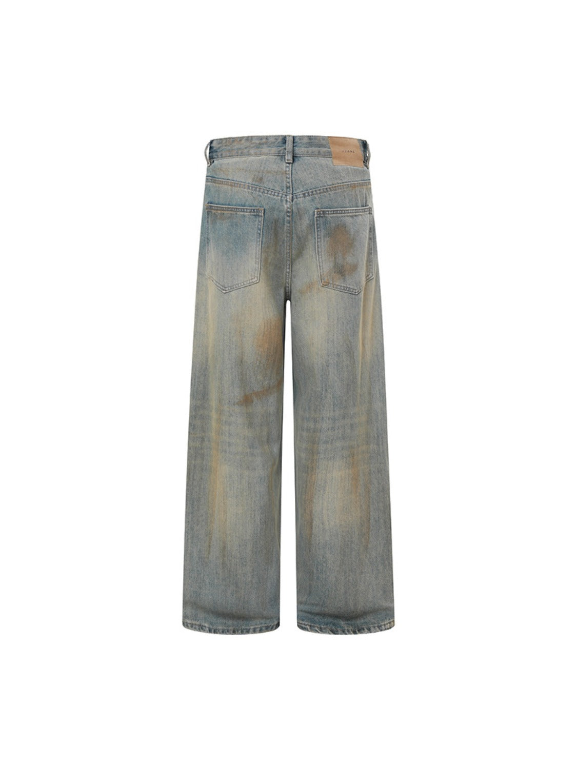 Vintage Graffiti Washed Distressed Jeans