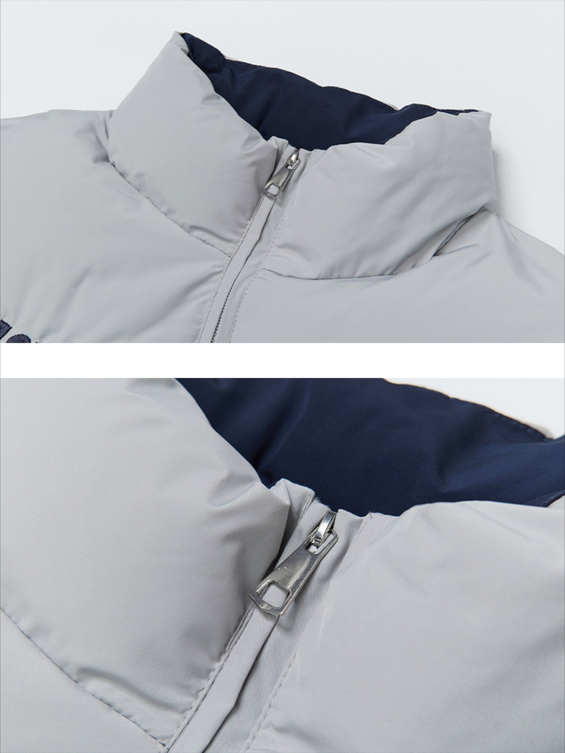 Embroidery Letter Light Coat