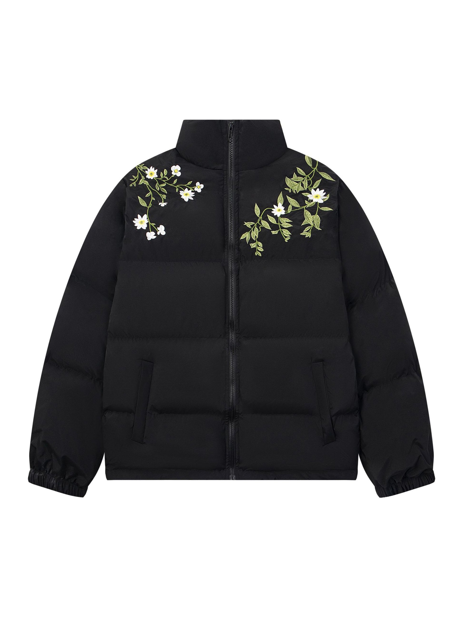 Floral Embroidered Coat