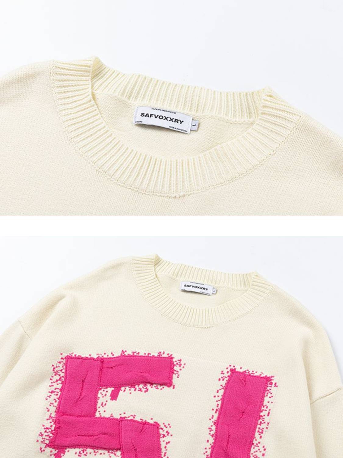 Vintage High Street Embroidery Sweater