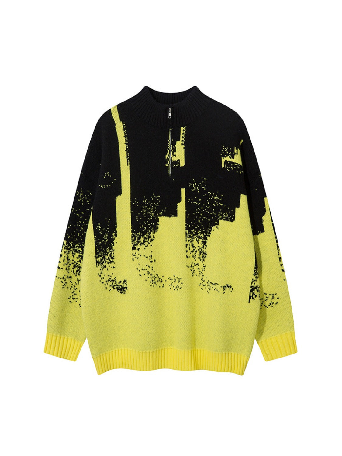 High Street Collision Color Sweater