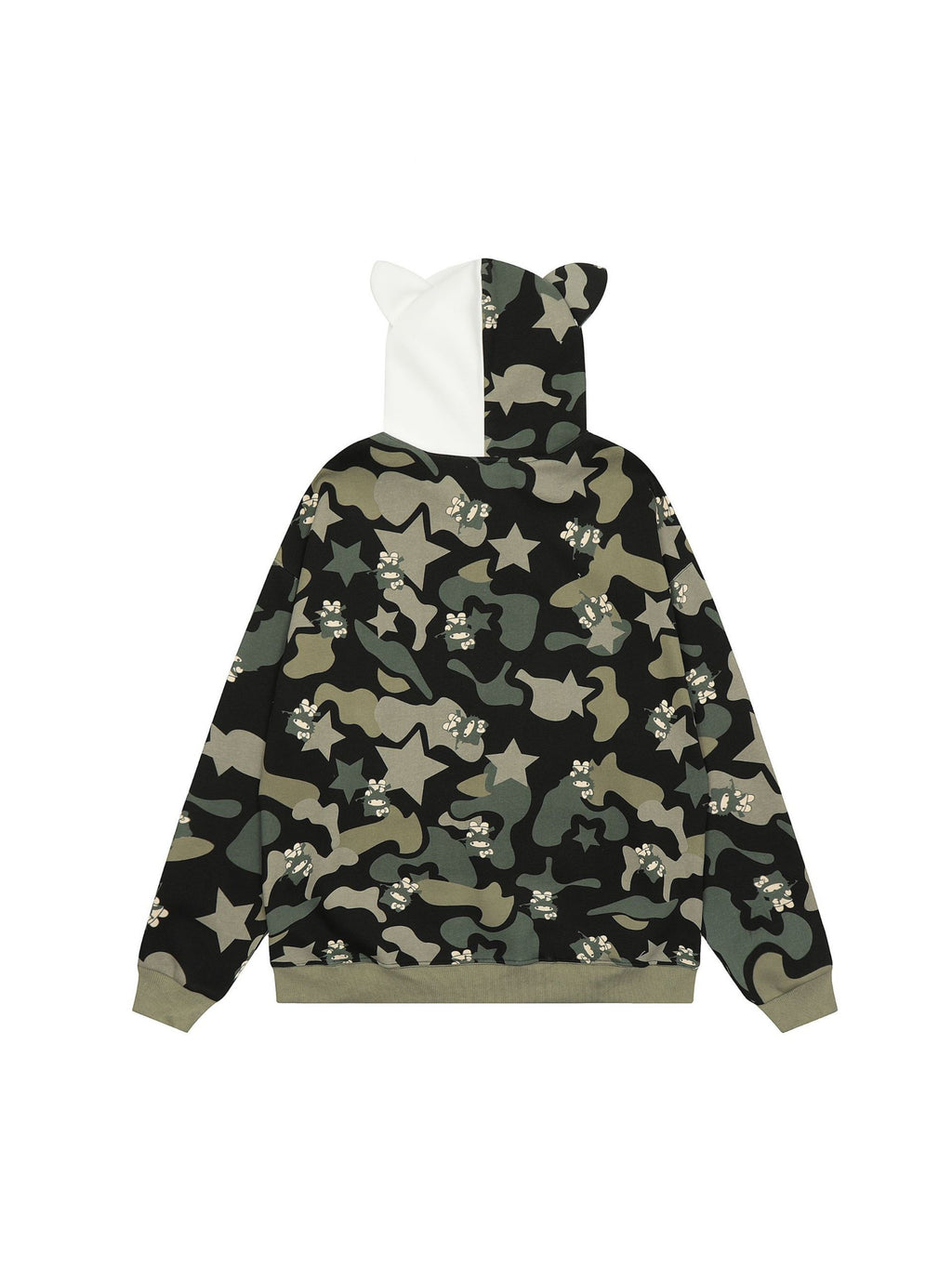 Cat Ears Camouflage Hoodie