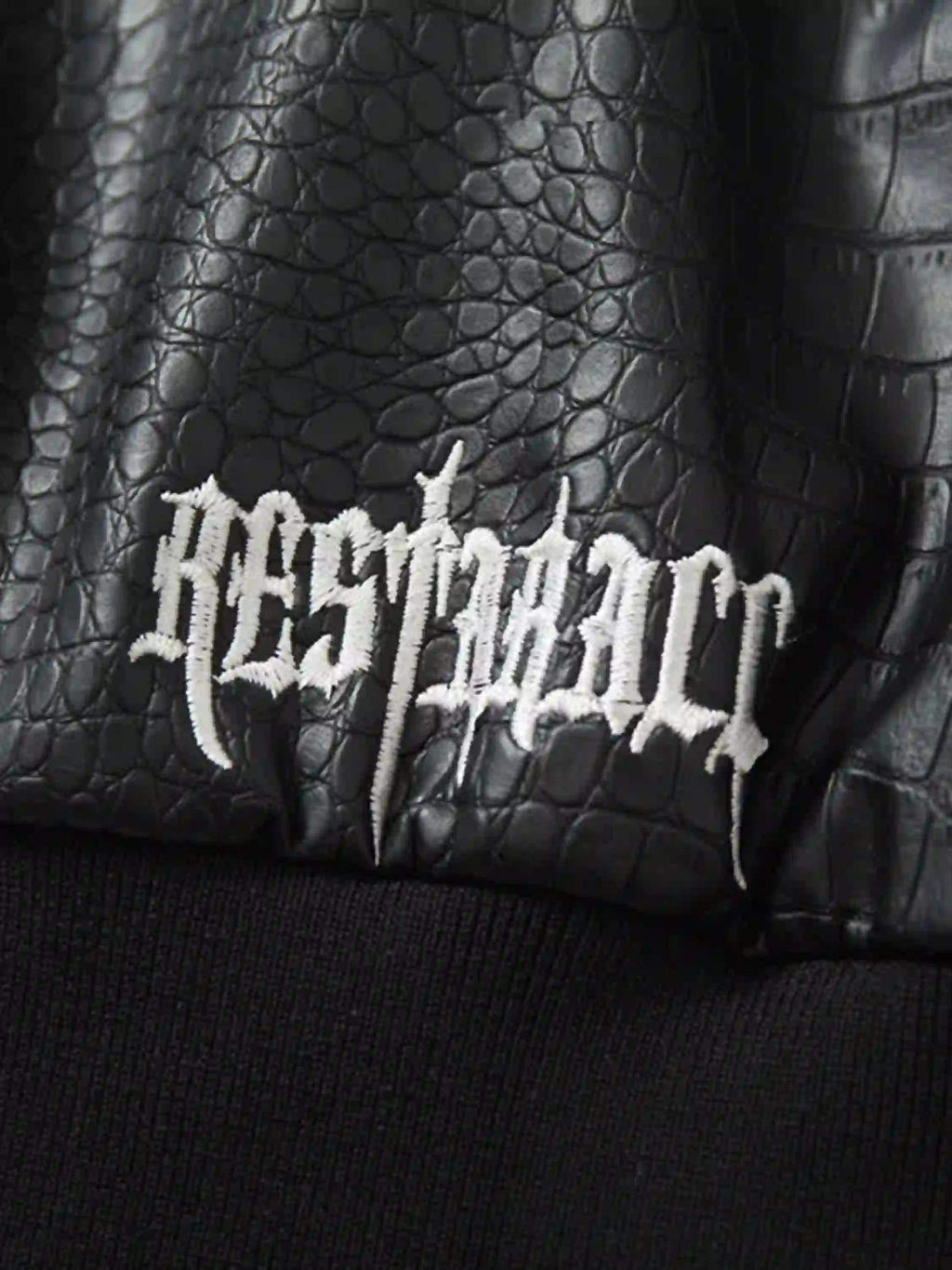 Disguisen Hip Hop Gothic Embroidered Baseball Jacket