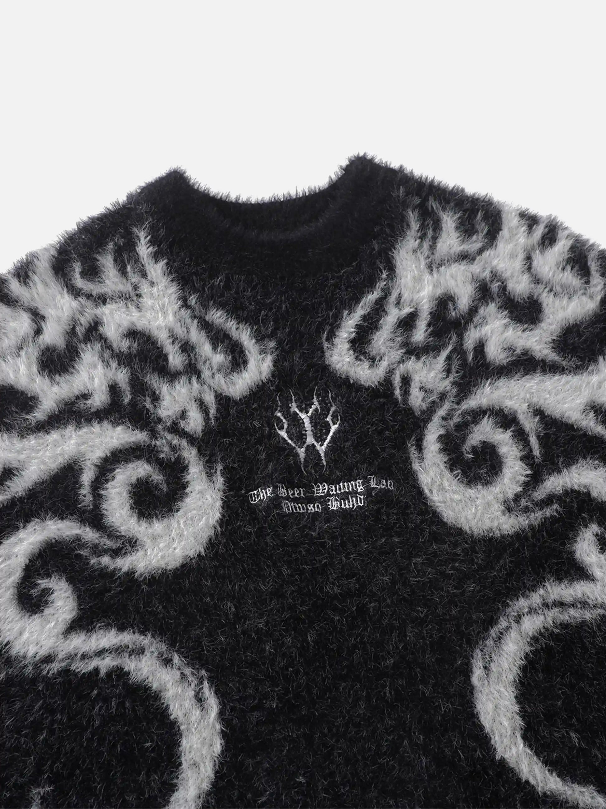 Dragon Mohair Jacquard Sweater