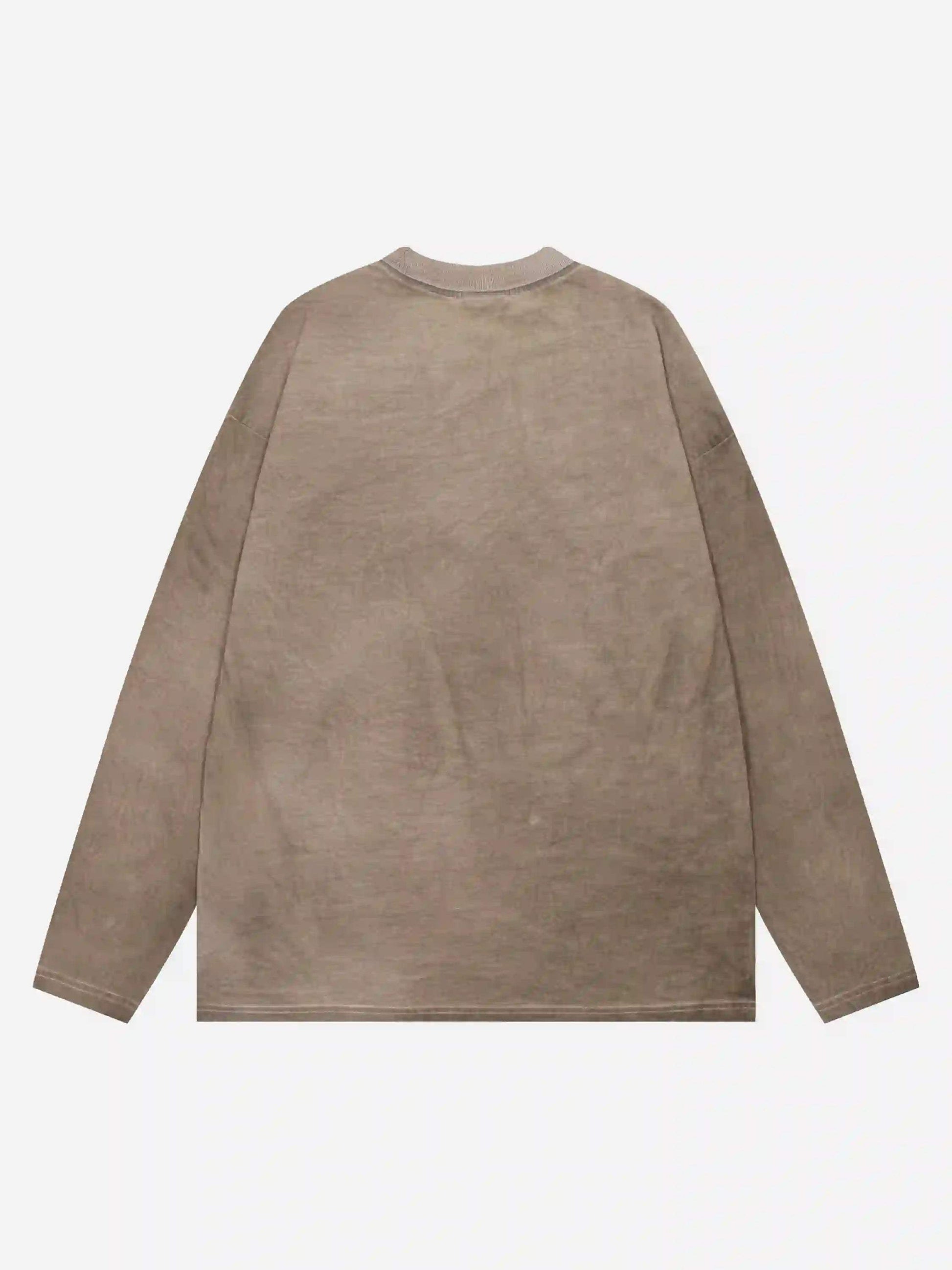 Disguisen American Retro Band Image Long Sleeve T-Shirt