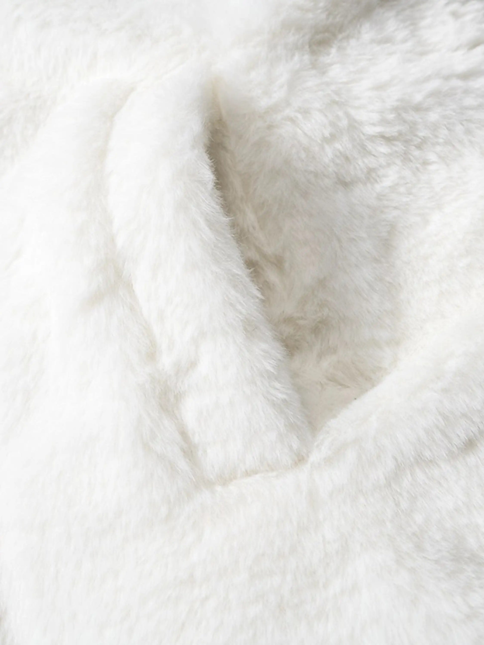 Plush Monogram Embroidered Coat