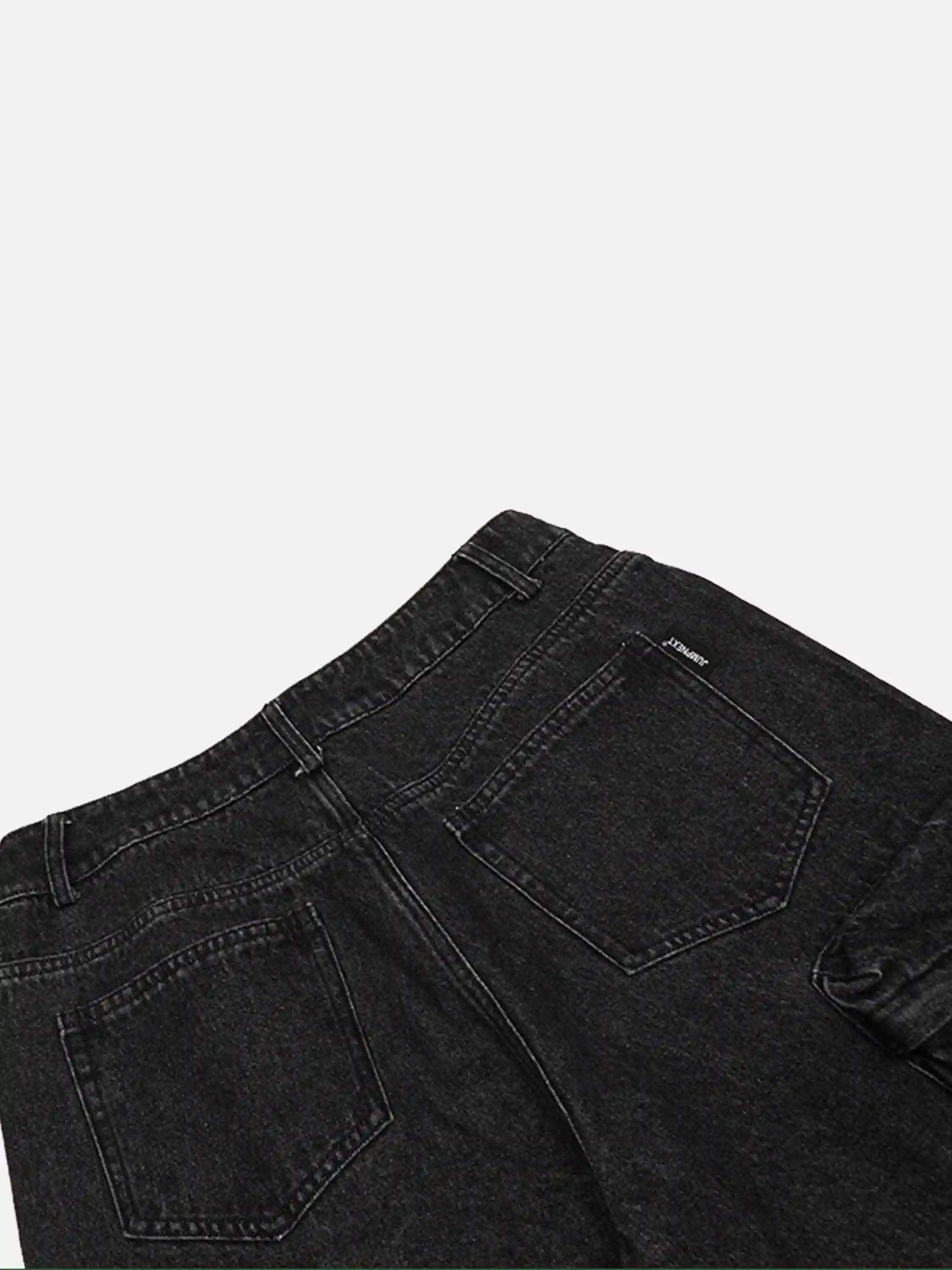 Disguisen Washed Distressed Cargo Pocket Jeans