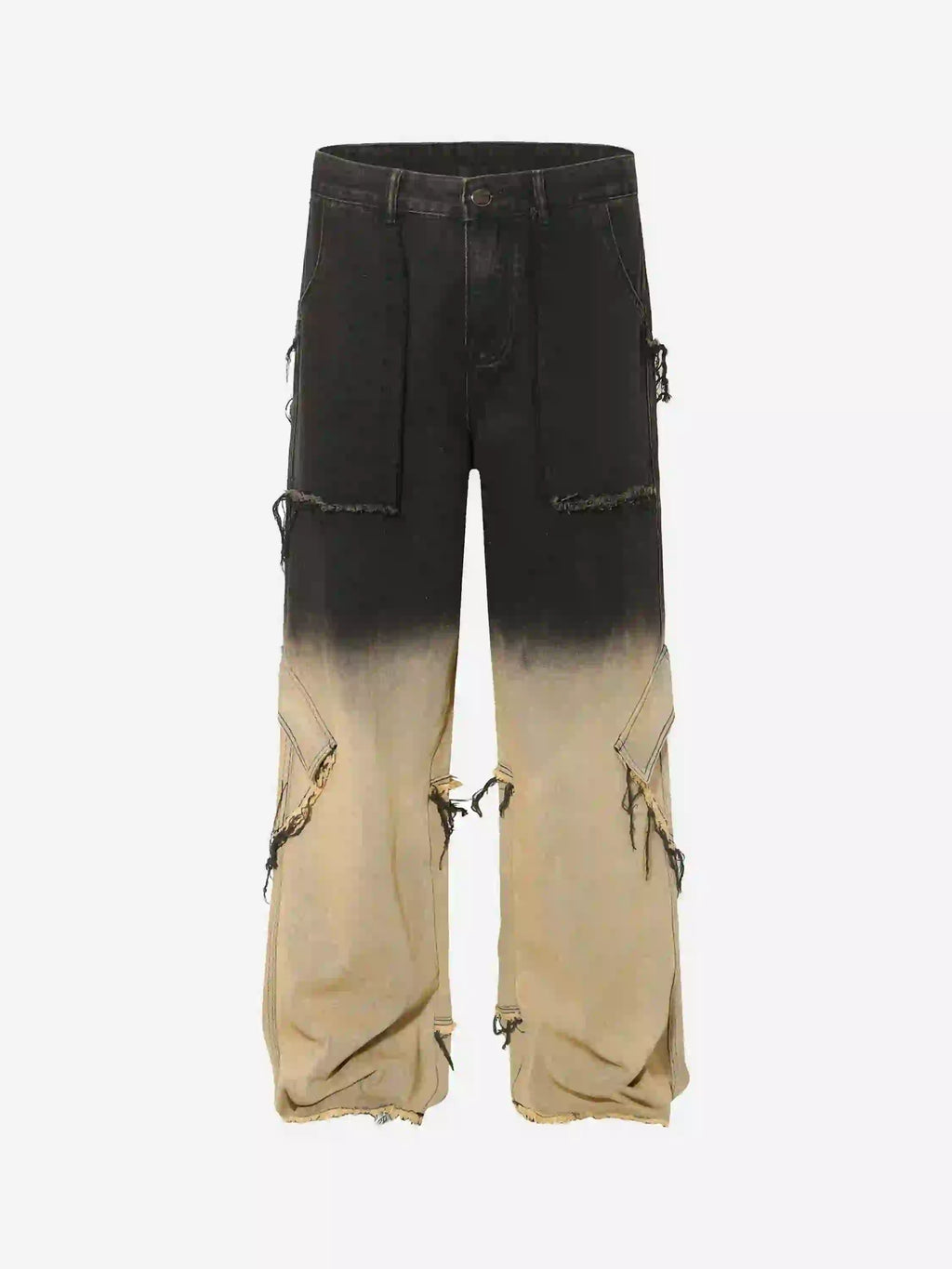 Disguisen American Style Raw Edge Dyed Jeans