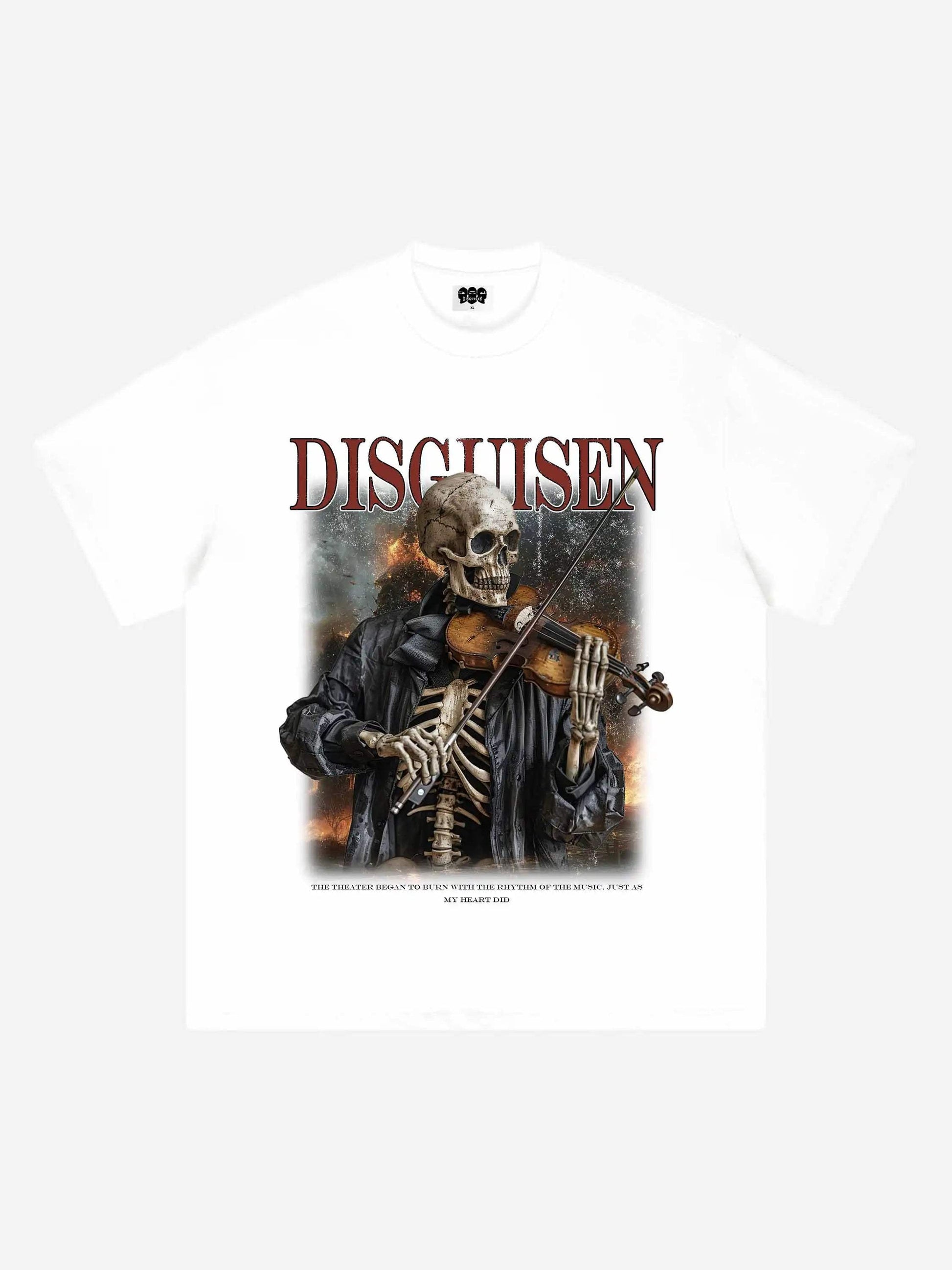 Disguisen Skull Vintage Loose T-Shirt