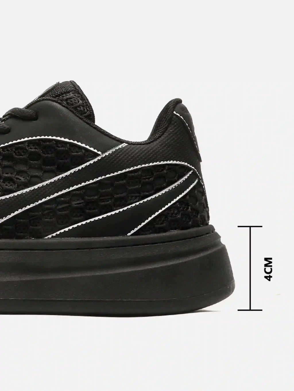 Disguisen Linear Design Mesh Sneakers