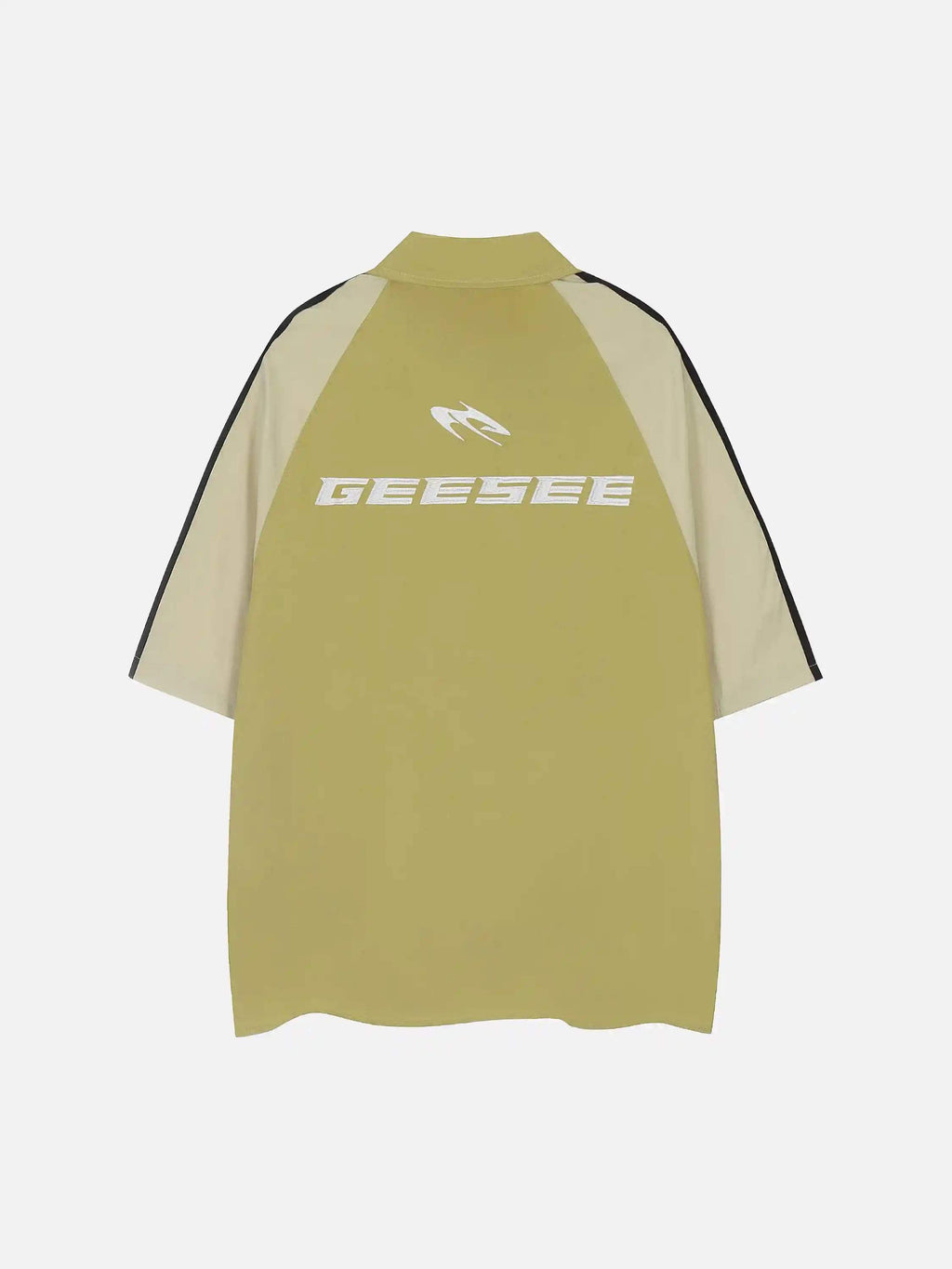 Disguisen American Style Personalized Embroidered Short-Sleeved Shirt