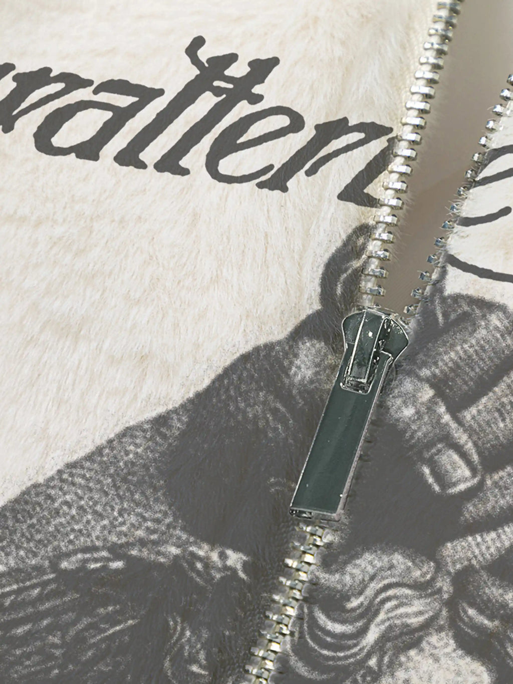 Vintage Statue Plush Coat