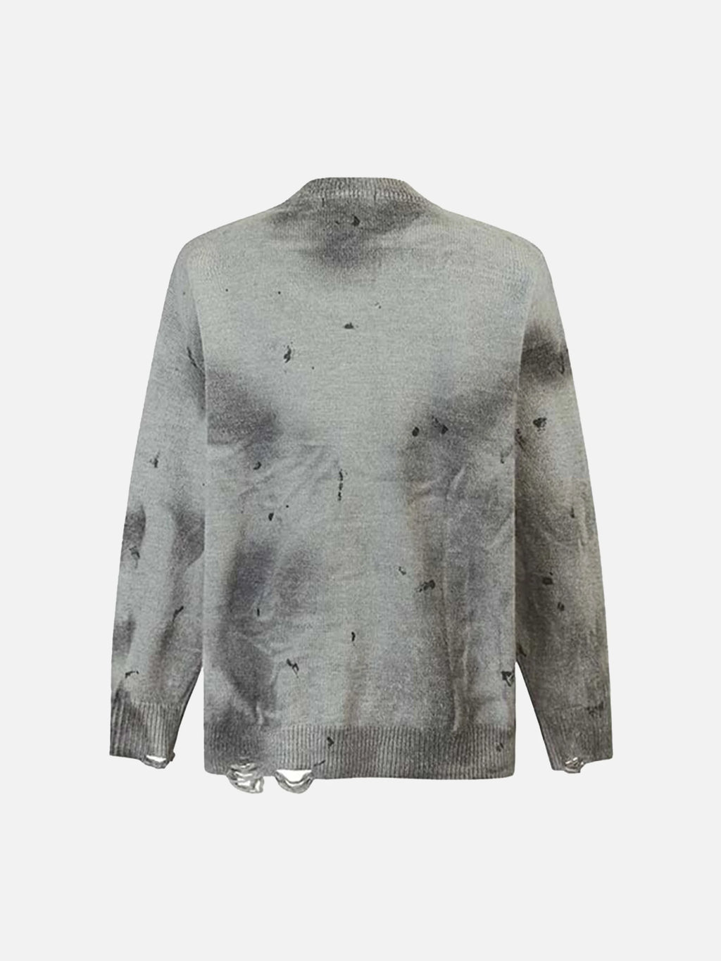 Vintage Ripped Tie-dye Sweater