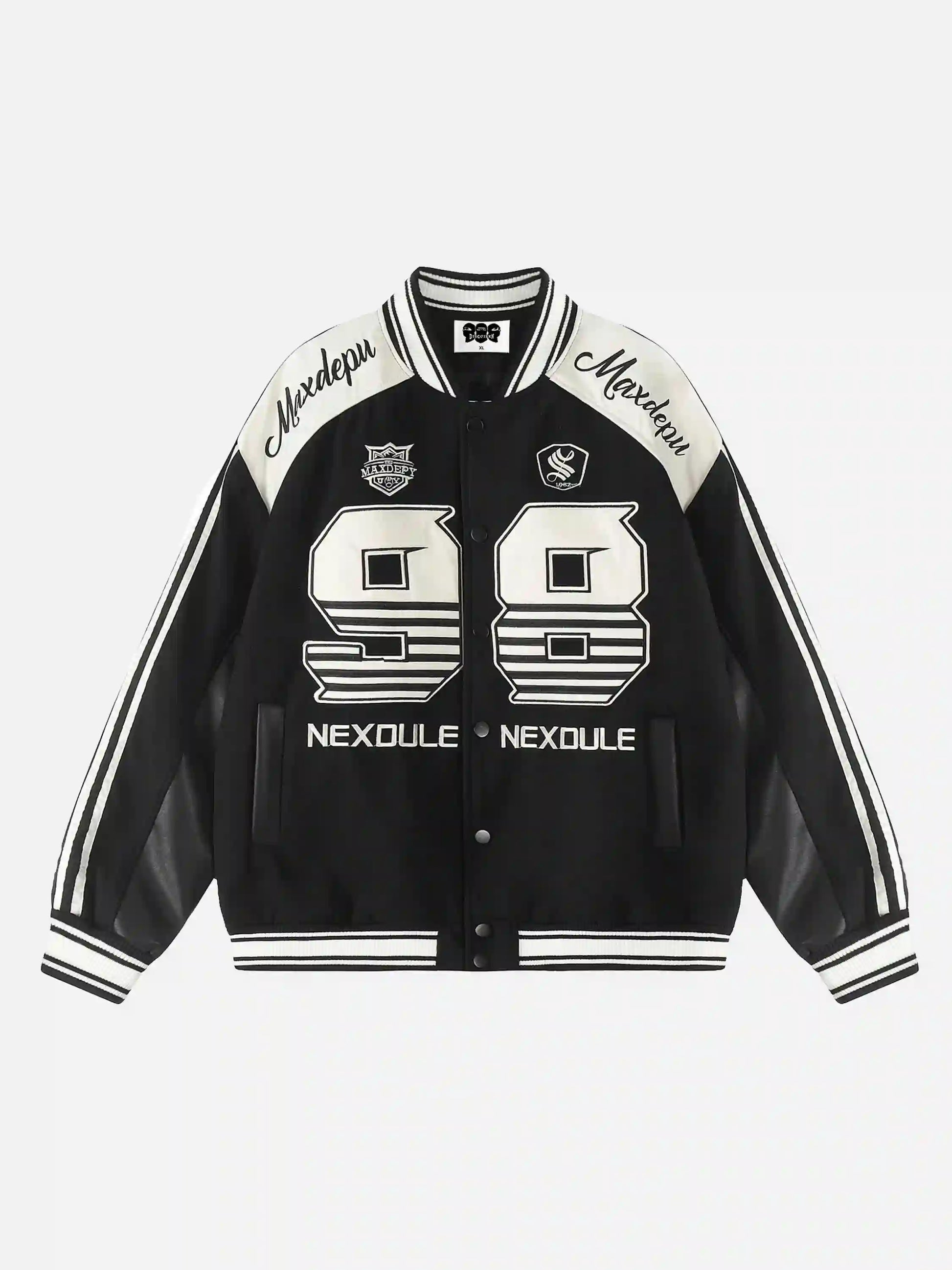 Disguisen Number 98 Embroidered Baseball Jacket