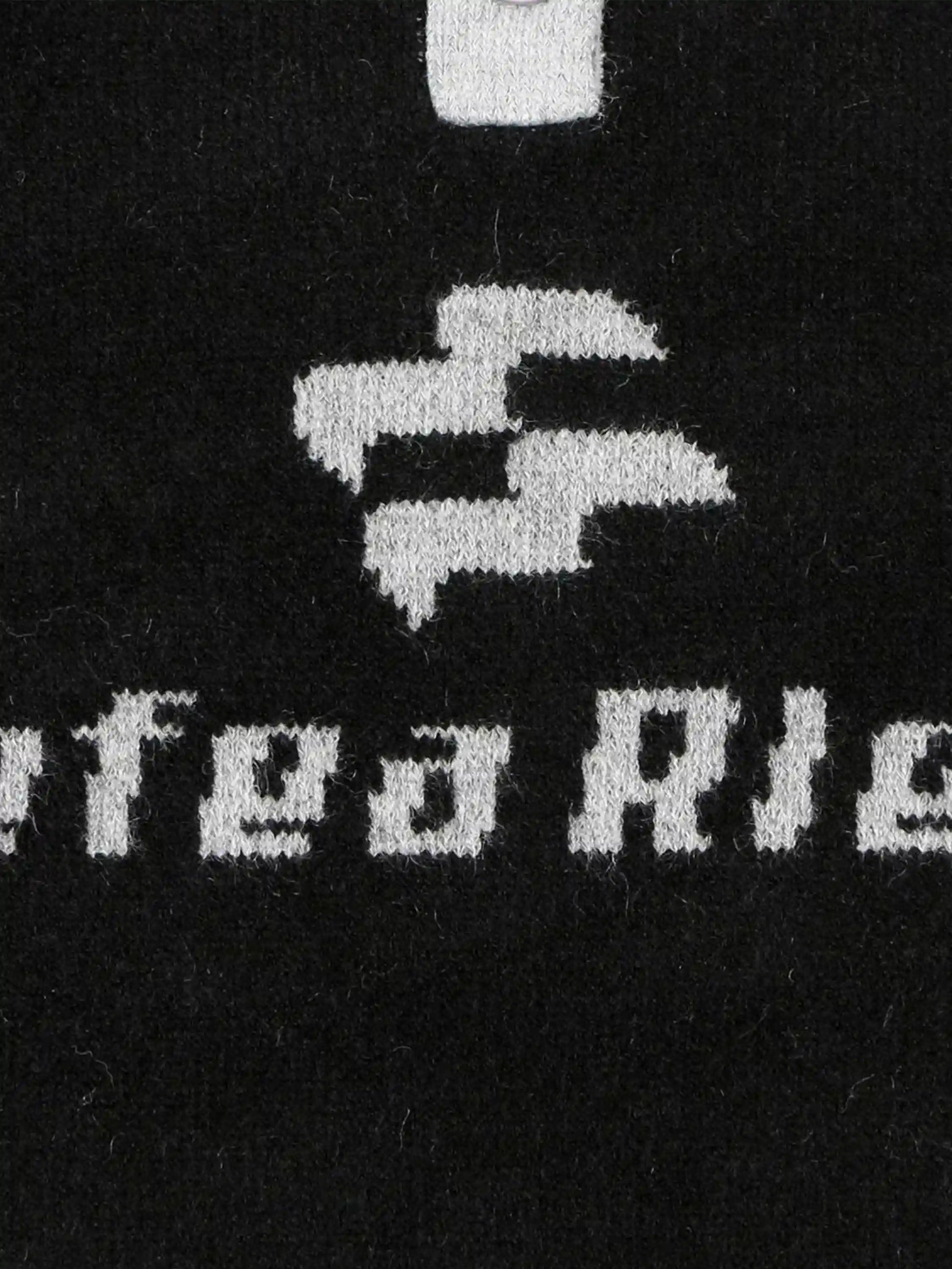 Disguisen Vintage Striped Polo Neck Sweater