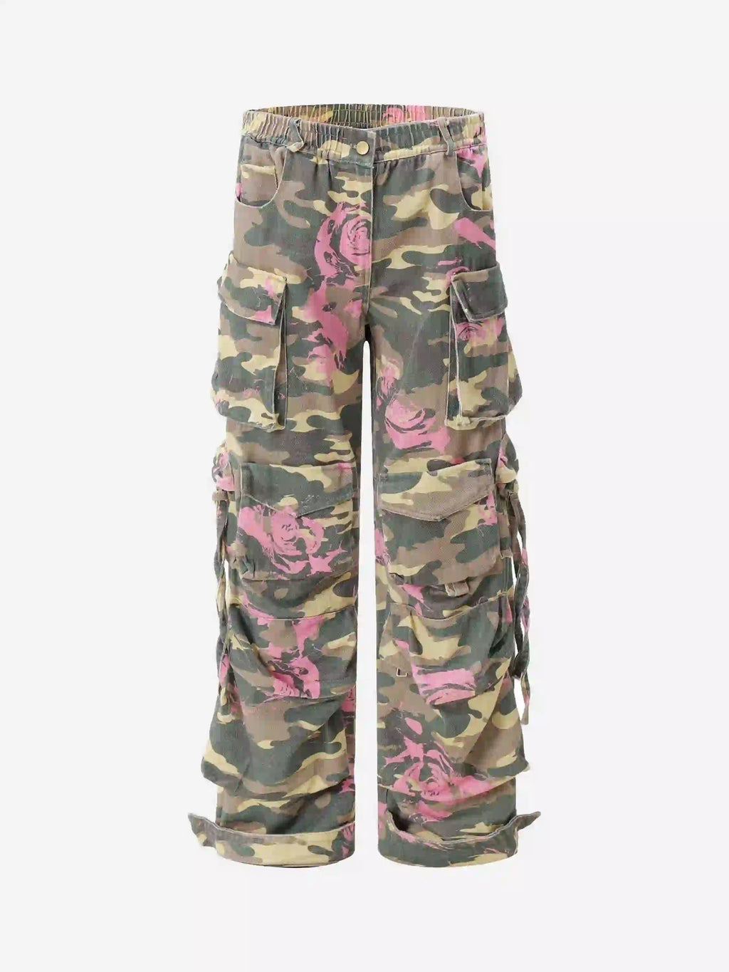 Disguisen Hip-Hop Camouflage Cargo Pants with Multi-Pockets