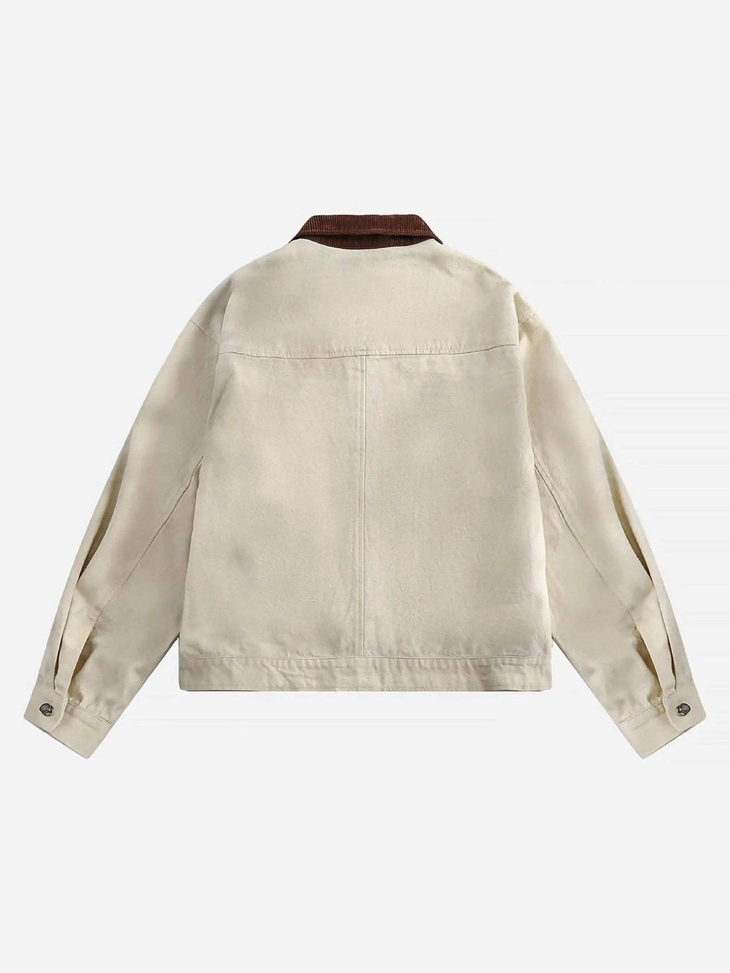 Vintage Washed Distressed Graffiti Patchwork Jacket