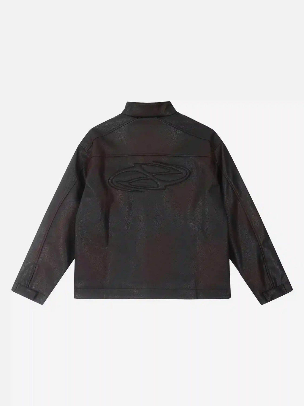 Disguisen American Style 3D Embroidery Spray Color Motorcycle Jacket