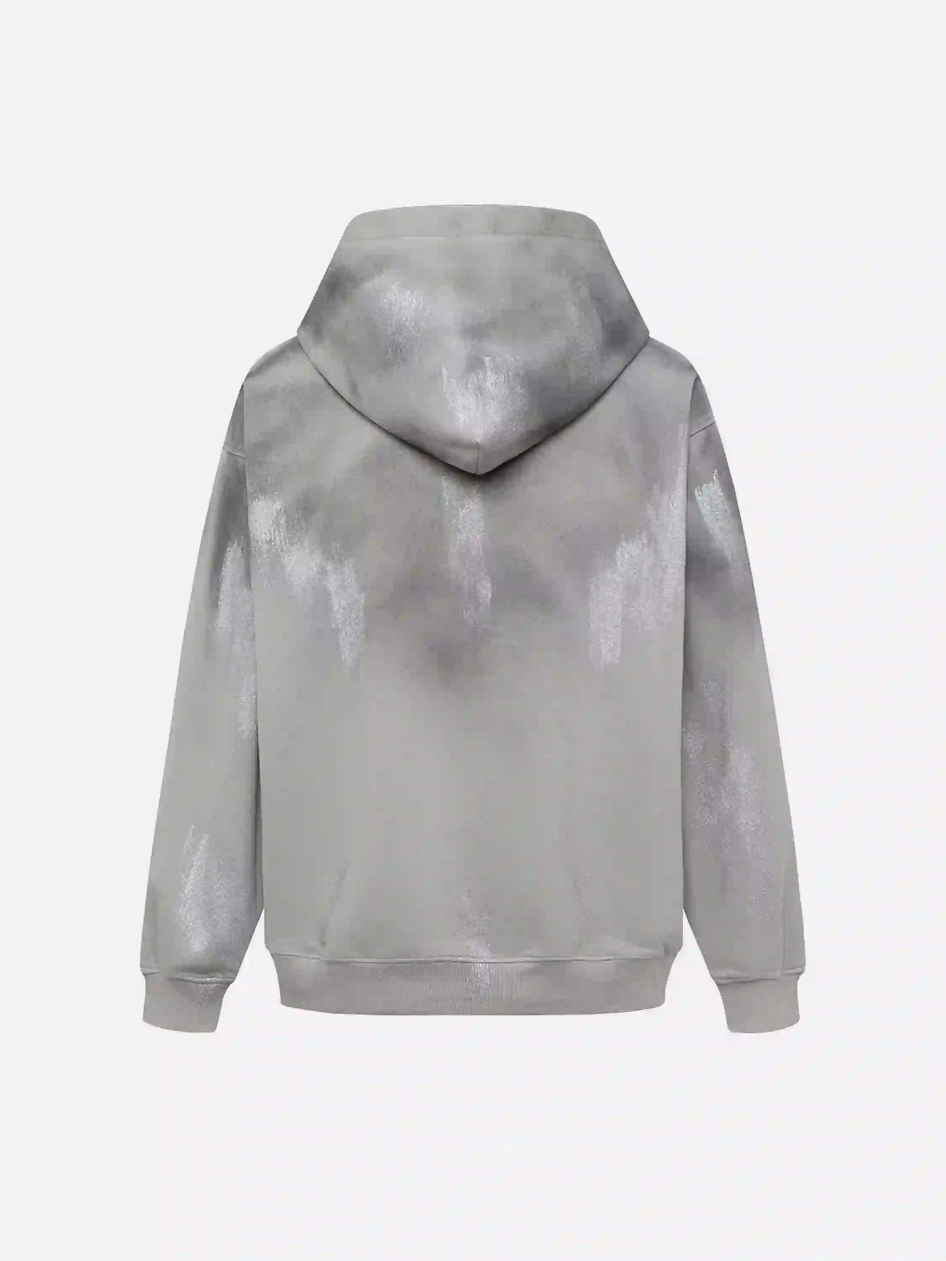 Disguisen High Street Hip Hop Spider Web Print Hoodie