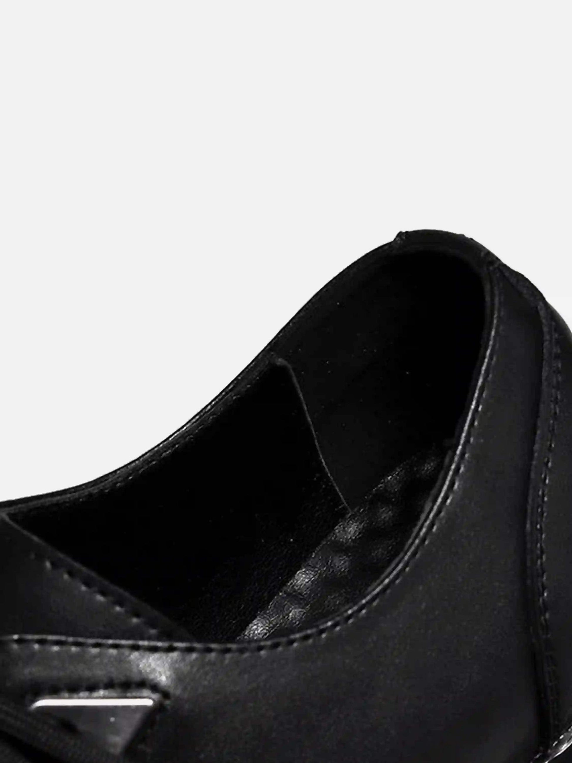Disguisen Metal Punk Platform Derby Shoes