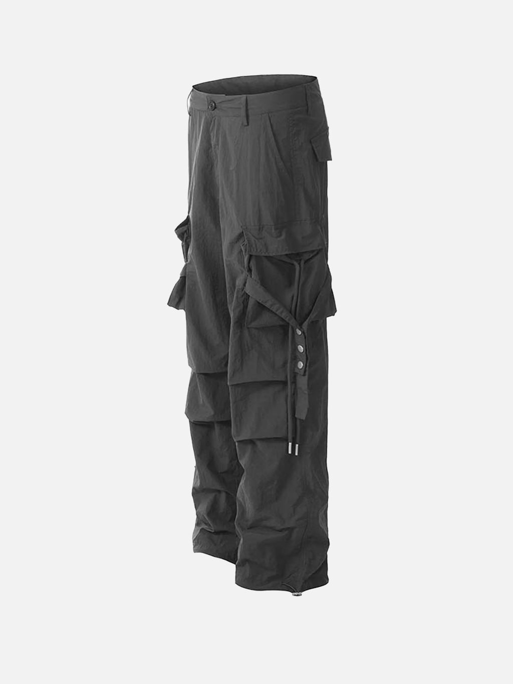 Disguisen Pleated Bandage Drawstring Cargo Pants