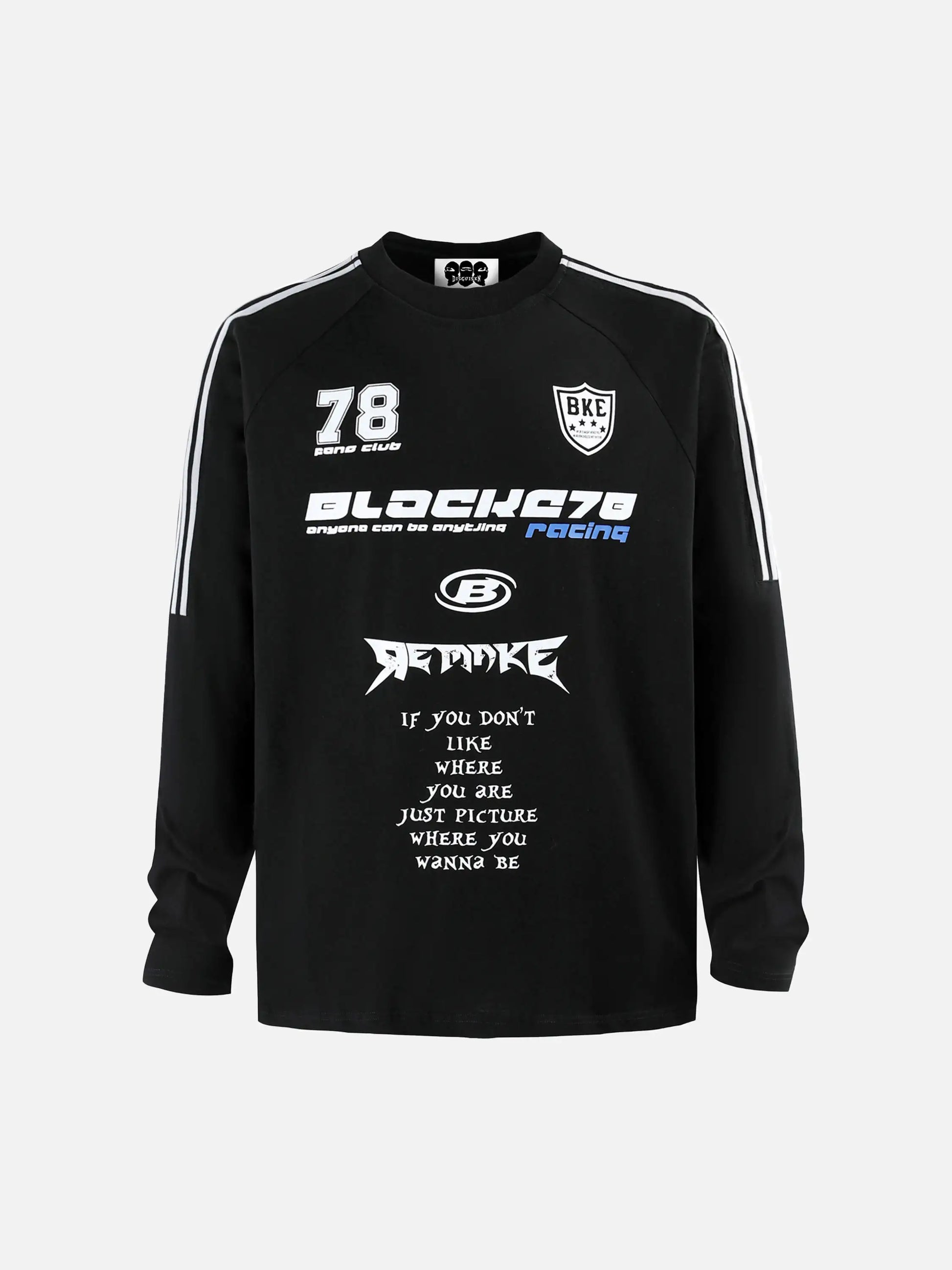 Disguisen Vintage Striped Racing Long-Sleeve T-shirt