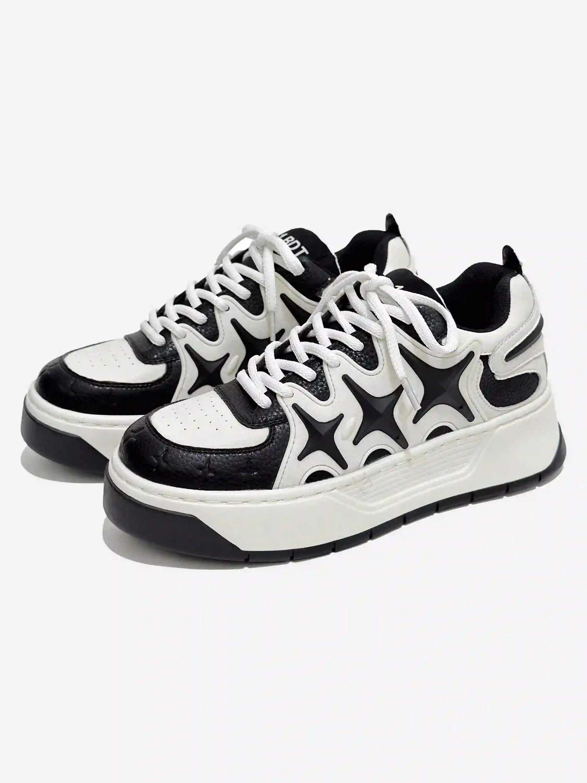 Disguisen Hip-Hop Personality Three Star Skateboard Sneakers