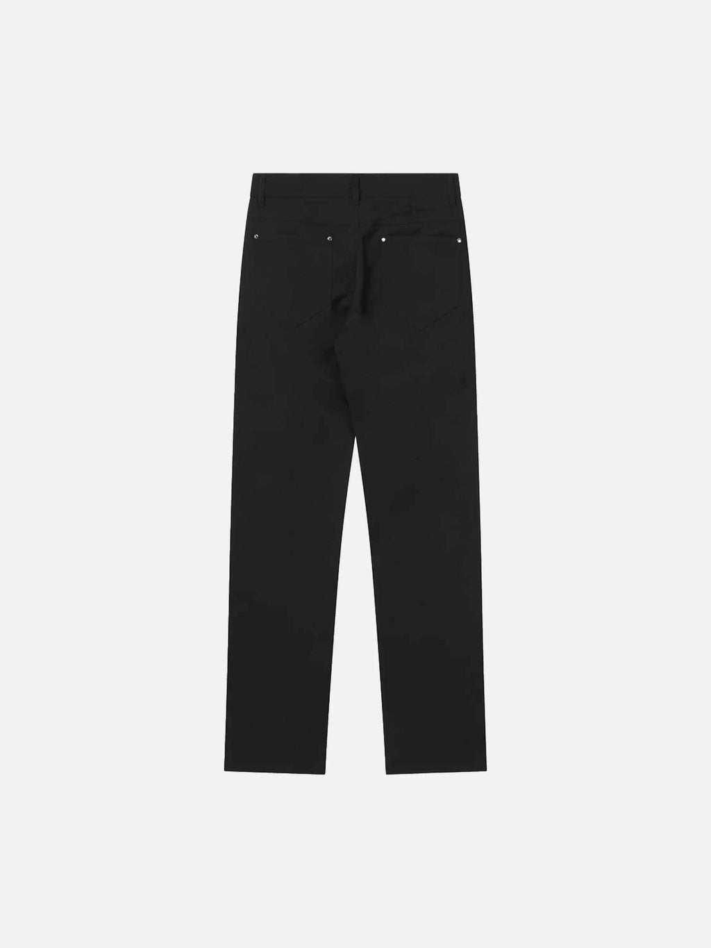 Disguisen High Street Zipper Niche Design Straight Pants