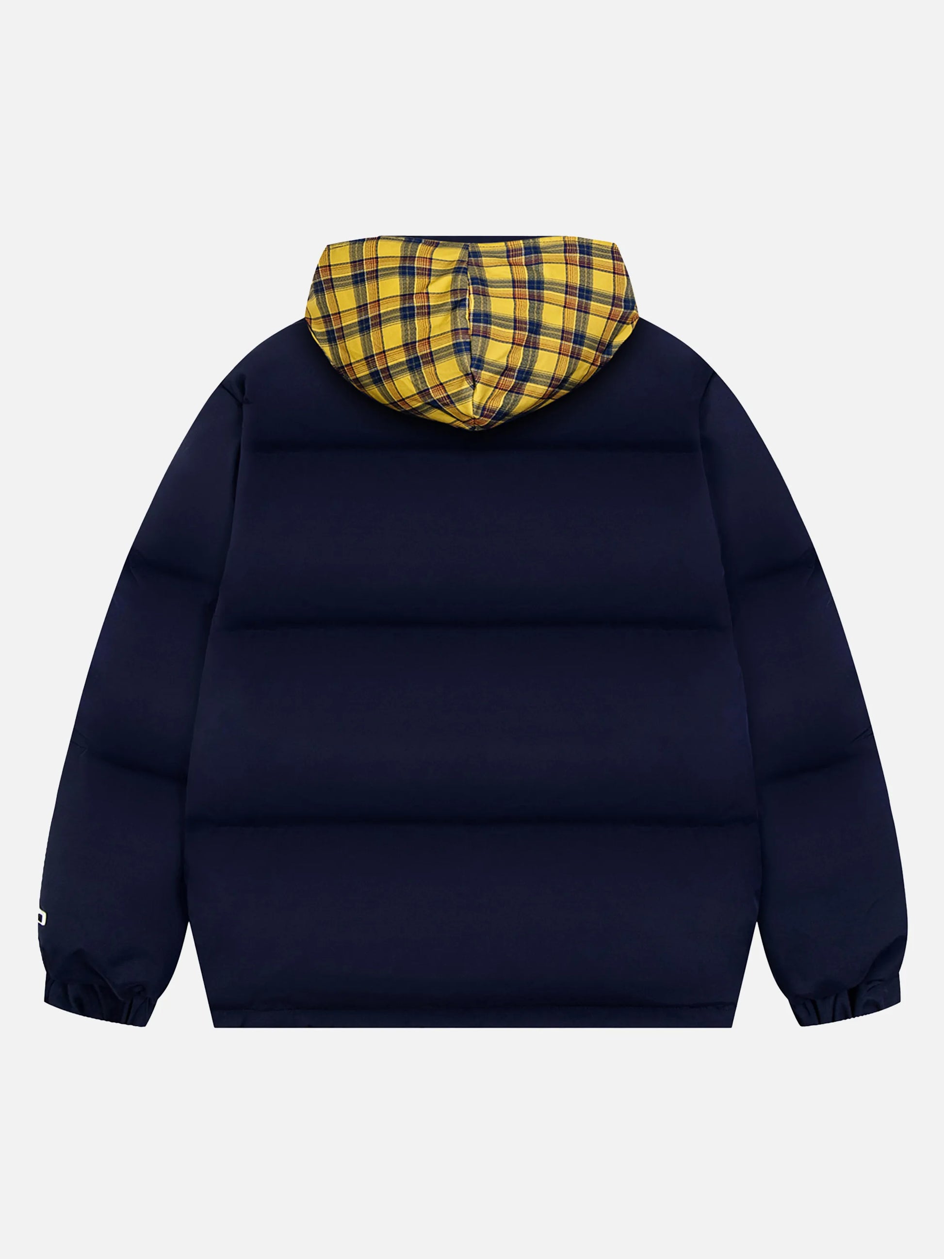 Vintage Mottled Lettering Hooded Jacket