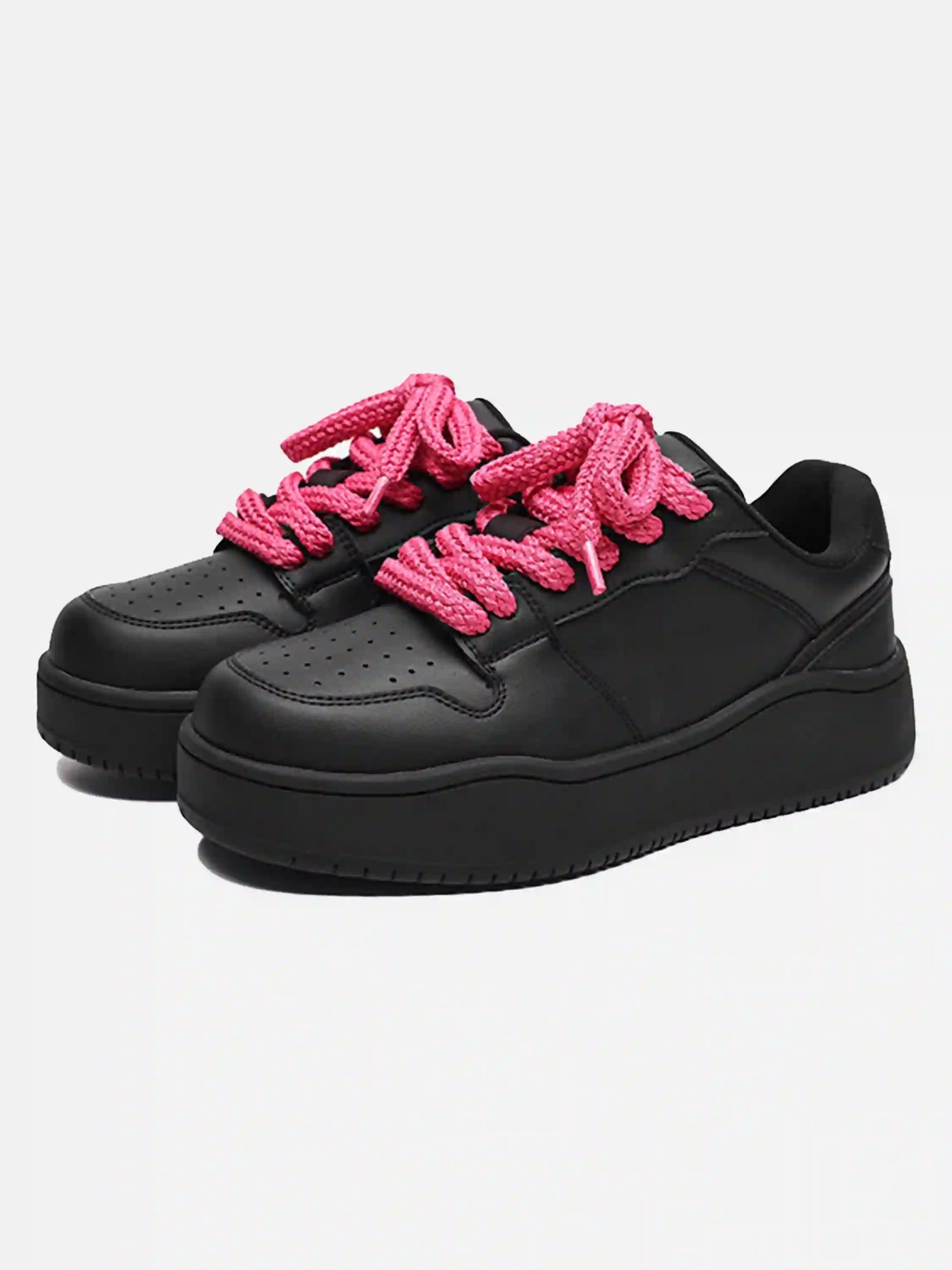 Disguisen Contrasting Colors Thick Sole Sneakers