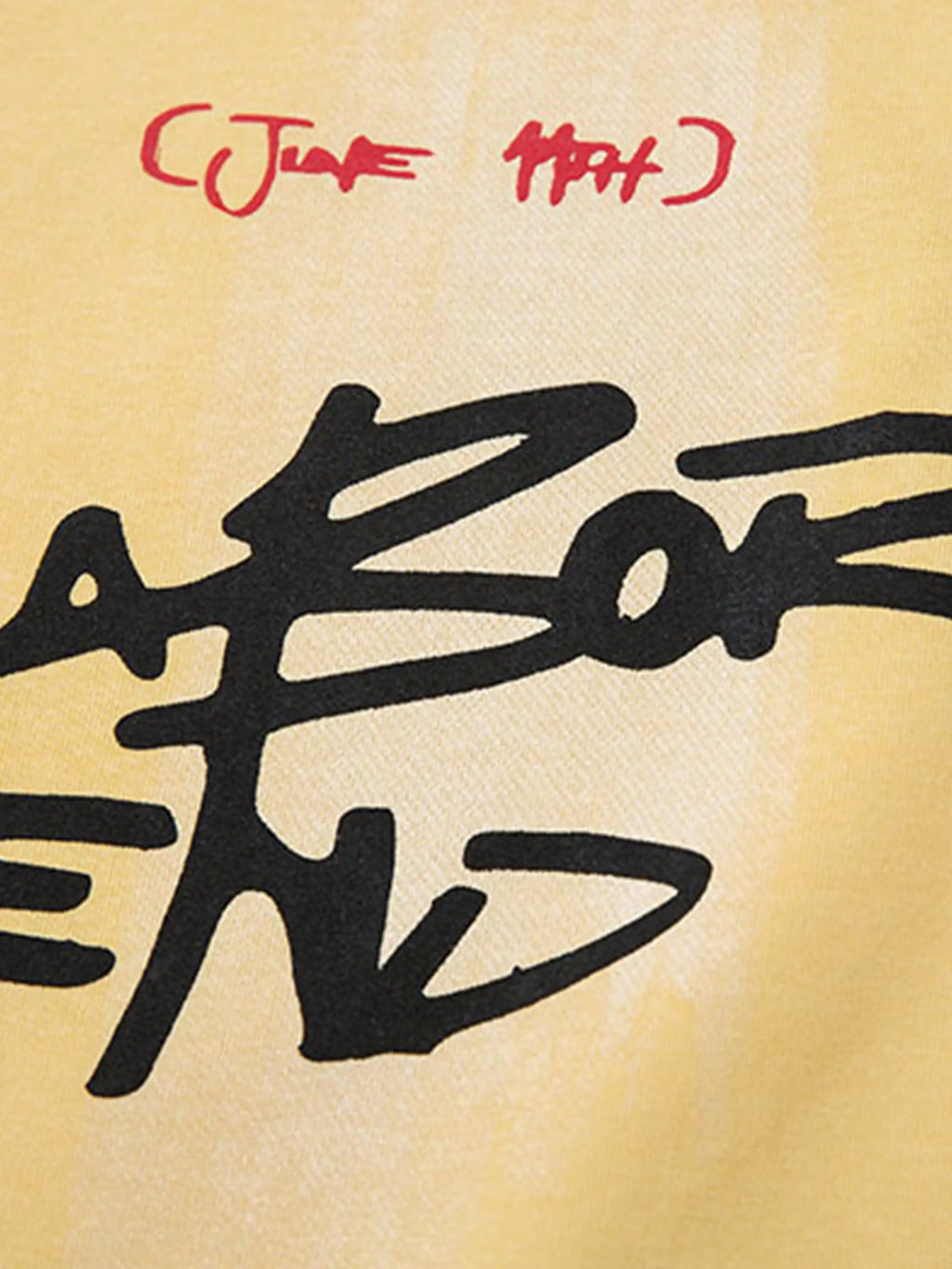 Disguisen Graffiti Half Zipper Hoodie