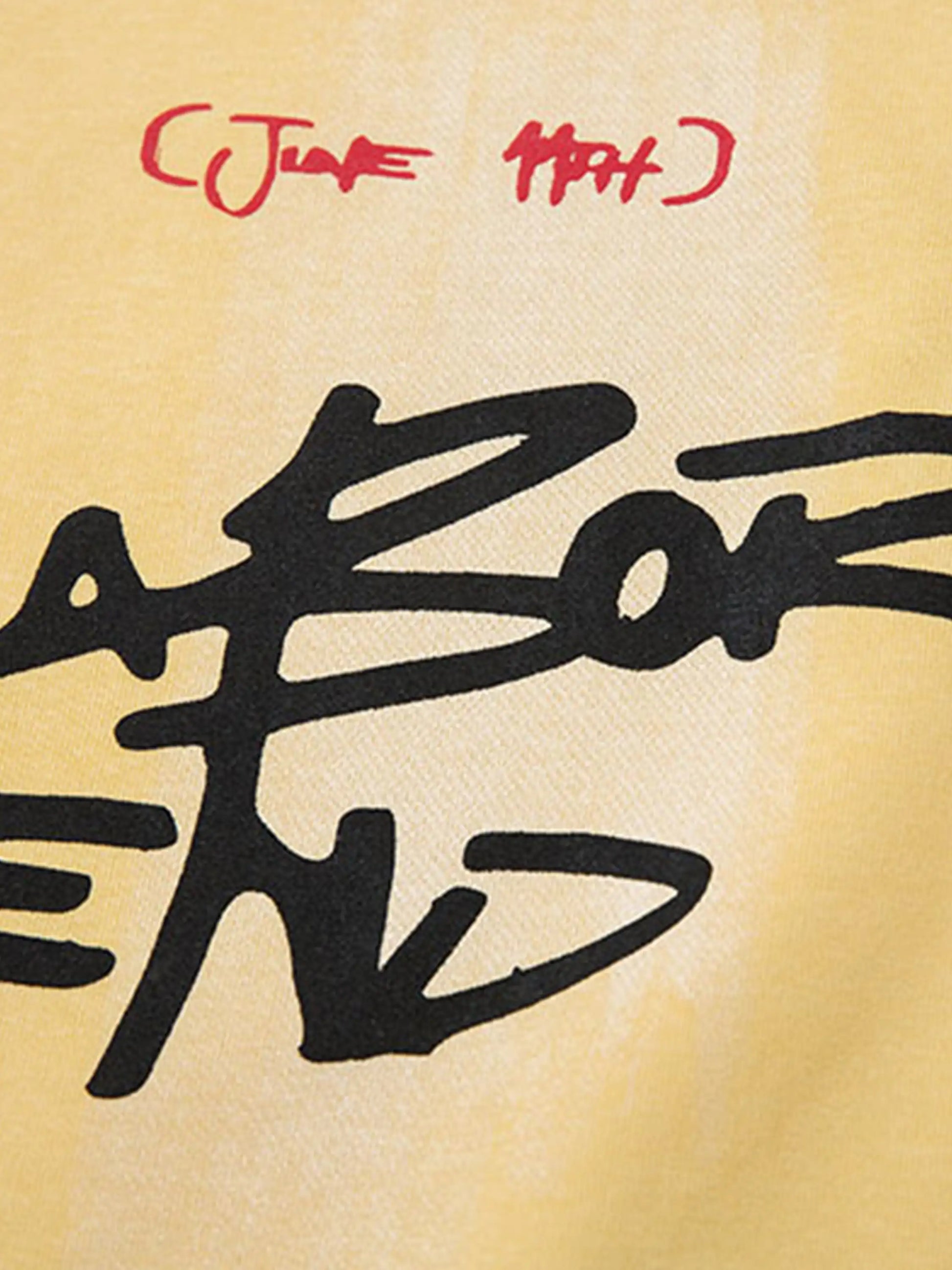 Disguisen Graffiti Half Zipper Hoodie